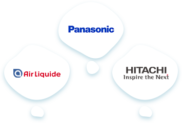 日本エアリキード・Panasonic・HITACHI