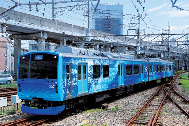 水素ハイブリッド電車(HYBARI)の画像