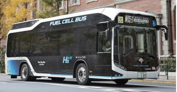 Fuel cell bus